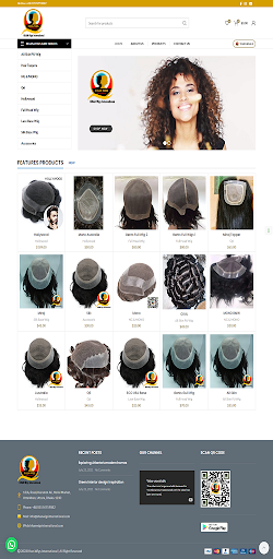 Android application Khan Wigs Int. screenshort