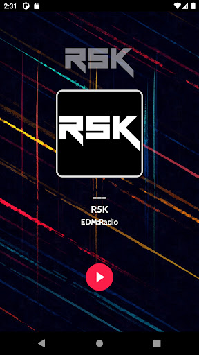 Android application R5K EDM:Radio screenshort