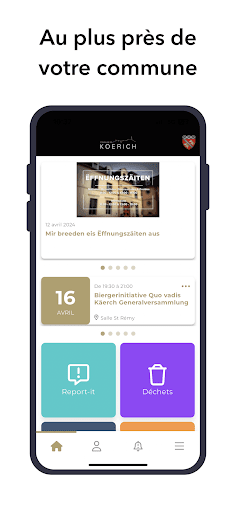 Android application Koerich screenshort