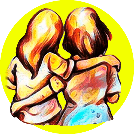 True Friend: Virtual girl chat logo