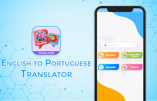 Android application Translator Portuguese-English screenshort