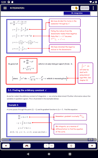Integration Pure Math