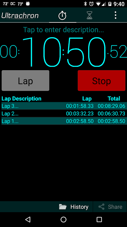 Ultrachron Stopwatch & Timer - New - (Android)