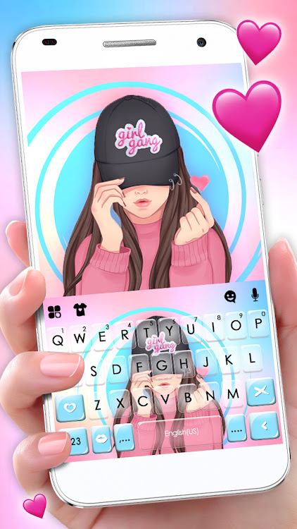 Heart Swag Girl Theme - 8.7.1_0124 - (Android)
