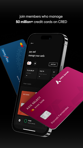 CRED: UPI, Credit Cards, Bills Screen 3