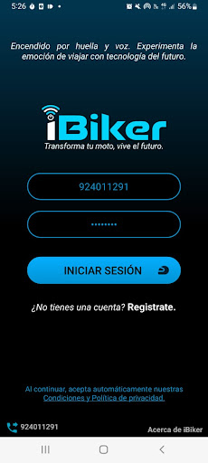 Android application Ibiker screenshort