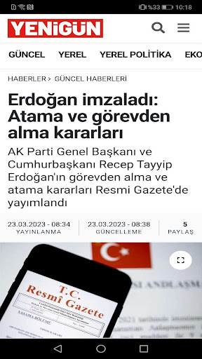 Gazete Yenigün Screen 2