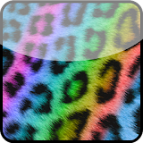 Rainbow Cheetah Keyboard Skin icon