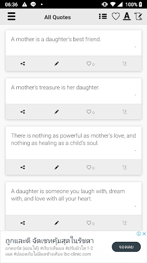Android application Mother Daughter Quotes screenshort