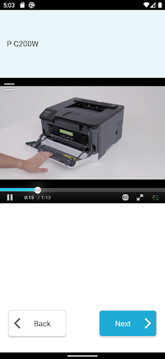 RICOH Support Station Screen 3