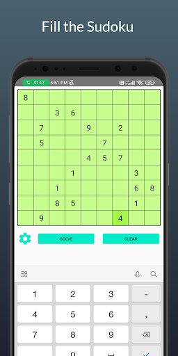 Sudoku Solver Screen 2