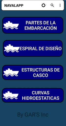 Android application Diccionario Naval (NavalApp) screenshort