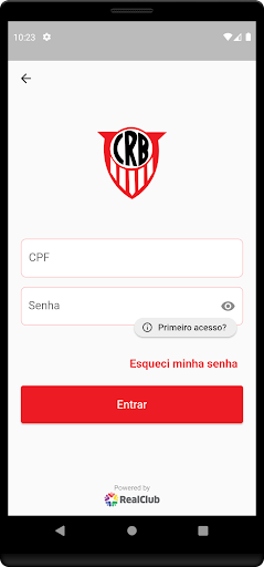 Android application Clube Regatas Bandeirantes screenshort