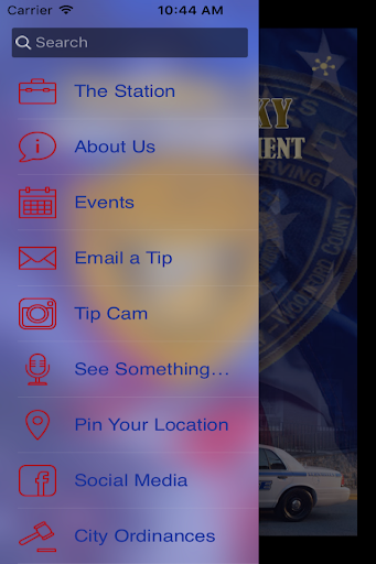 Versailles, KY Police Dept Screen 2