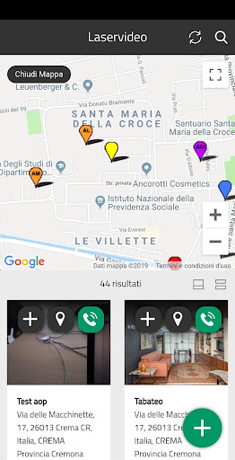 Android application LASERVIDEO - AppAgenti screenshort