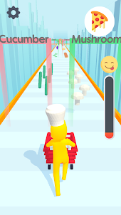 Pizza Run 3D -want like a chef