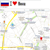 Moscow map icon
