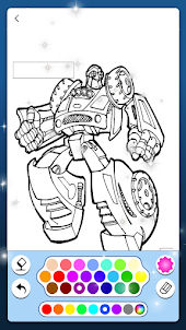 Robot Coloring Pages- Art Game
