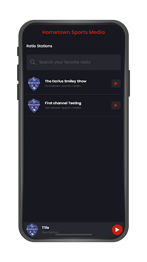 Android application Hometown Sports Media screenshort