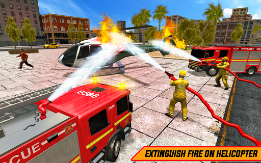 Télécharger American FireFighter Truck : City Emergency Rescue APK MOD (Astuce) 3