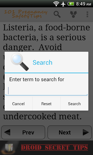 101 Pregnancy Safety Tips Free Screen 2