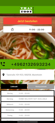 Thai Food Mannheim Screen 2