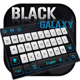Black White Galaxy keyboard icon