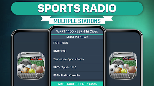 Android application Sports Radio Favorites screenshort