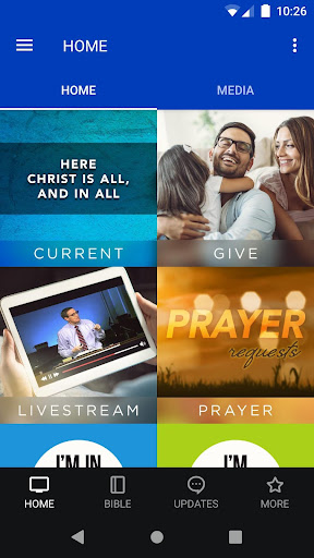 Android application Hunter Street Baptist Church screenshort