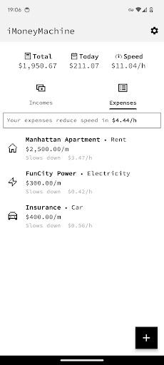 iMoneyMachine Finance Game Screen 2