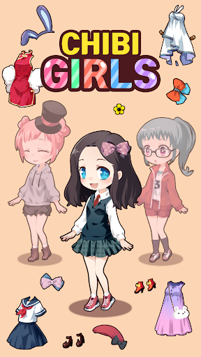 Android application Chibi Girls - Doll Creator screenshort