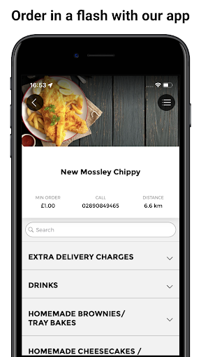 Android application New Mossley Chippy screenshort