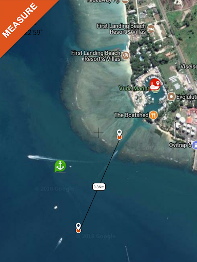 Screenshot of Fiji Islands GPS Map Navigator