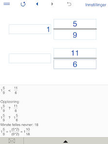 Brøk kalkulator 4in1 – Apper på Google Play