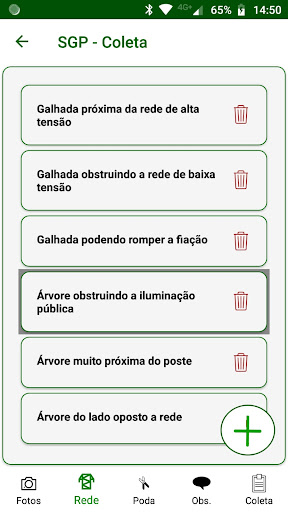 SGP - Gestão de Podas Screen 3
