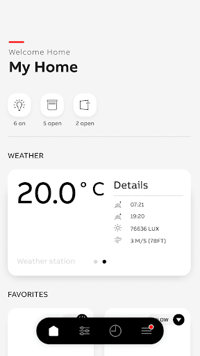 Android application ABB-free@home® Next screenshort
