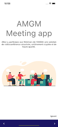 Android application AMGM Meetings screenshort