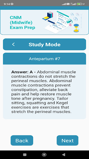 CNM (Midwife) Exam Prep Screen 3