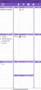 Weekly Planner Screenshot