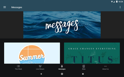 Screenshot of The Lakes Church Waterford