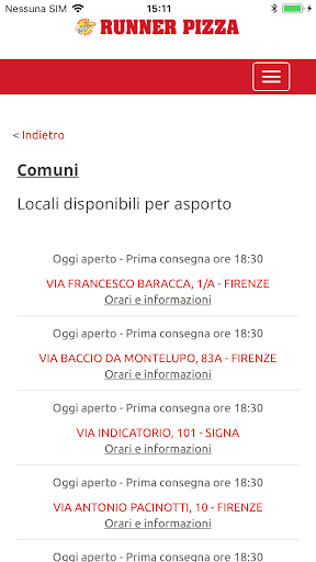Runner Pizza | pizza a domicil Screen 2