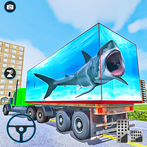 Sea Animal Transport Truck 3D  Icon