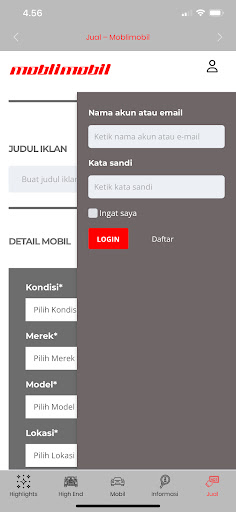 Android application Moblimobil screenshort