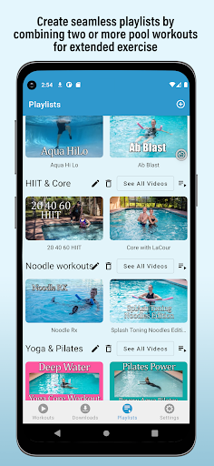 Screenshot of PoolFit