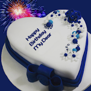 Birthday cake with name and photo(Birthday Quotes)