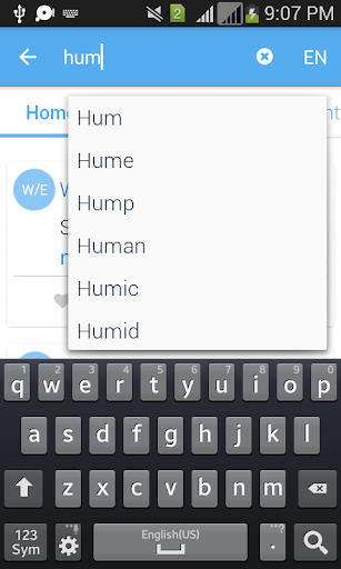 Armenian Dictionary Screen 2