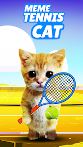 Meme Tennis Cat Unknown