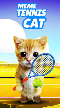 Meme Tennis Catのおすすめ画像1
