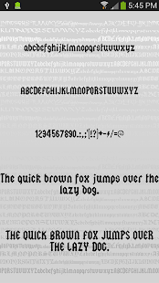 Gothic Fonts Message Maker Screenshot