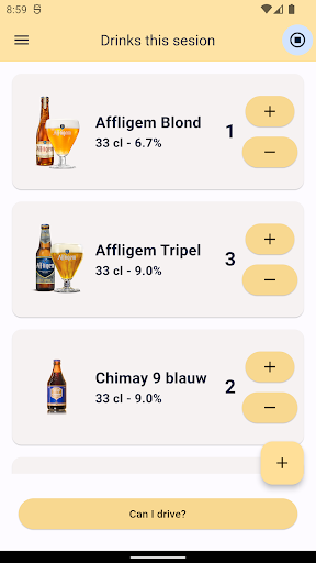 Android application Alco Checker - Kan ik rijden? screenshort